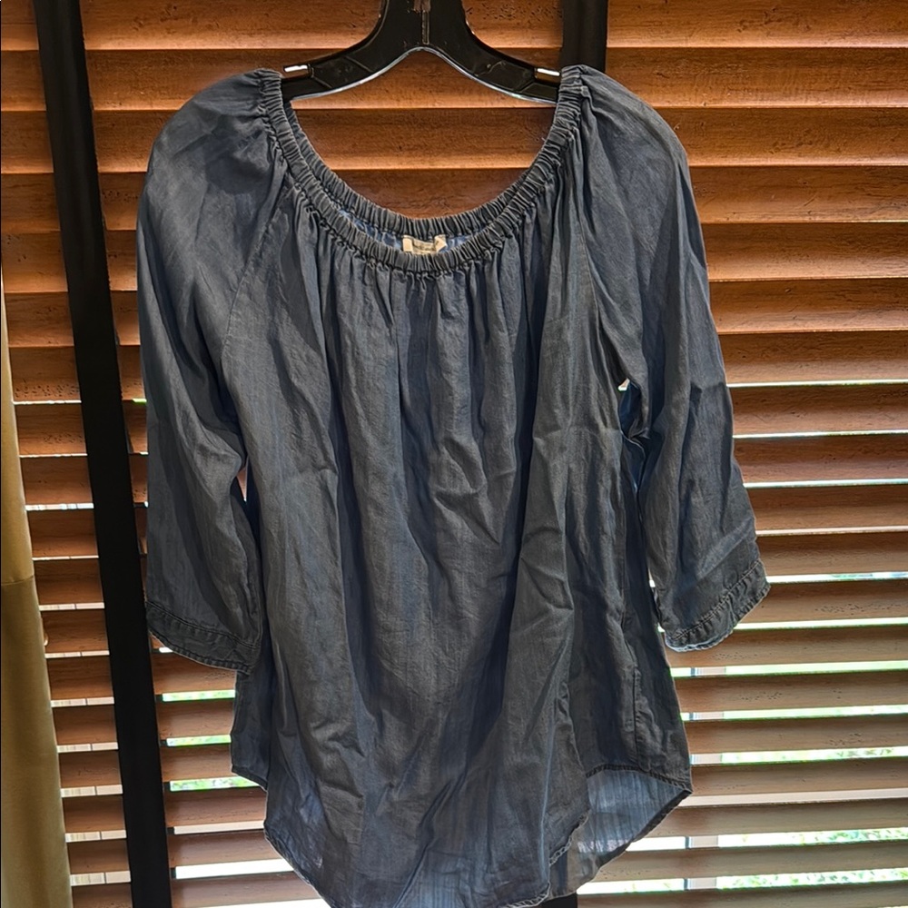 EUC Women's Denim Top - large